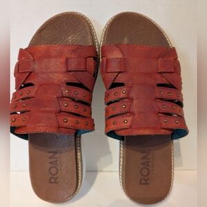 Roan Red‎ Leather Sandals Sz. 8 Leather